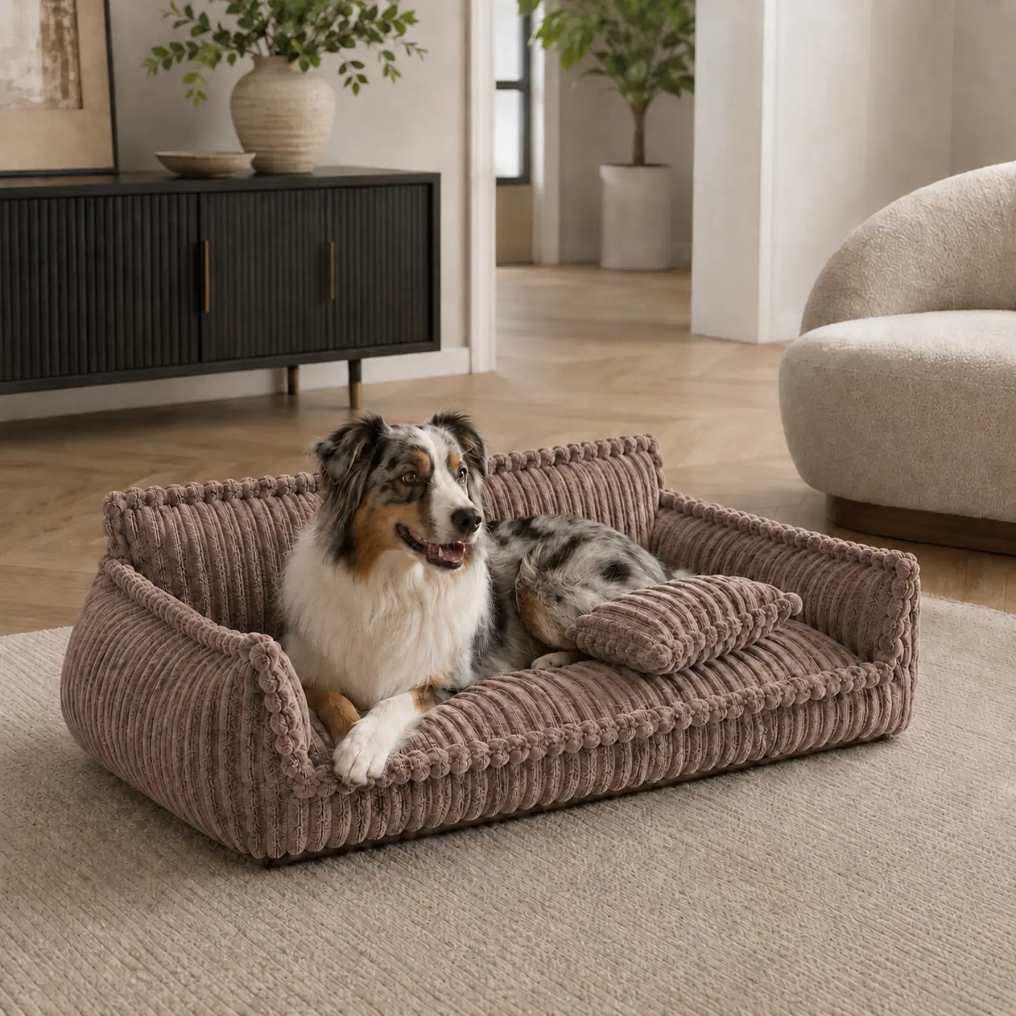 MrFluffyFriend® - Orthopädisches Waschbares Hundesofa