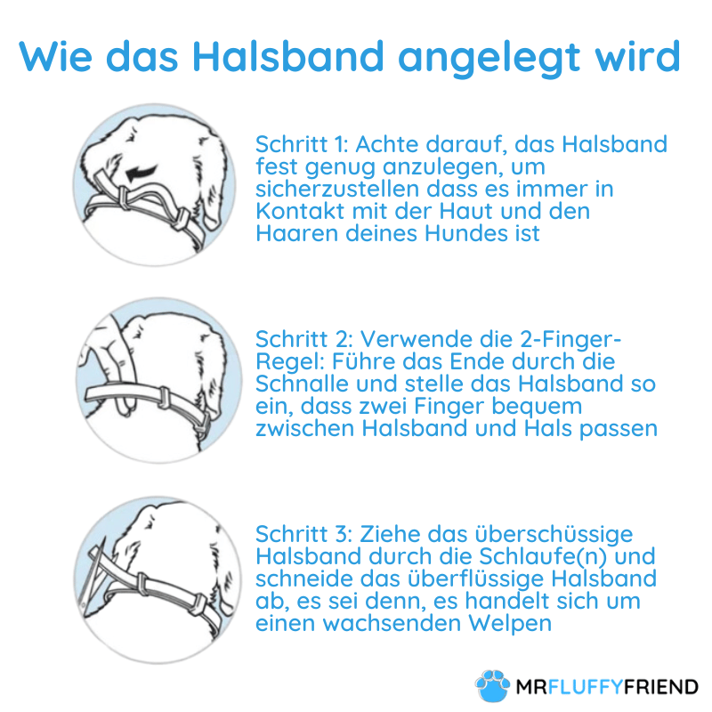 MrFluffyFriend™ - Floh- und Zeckenschutz-Halsband